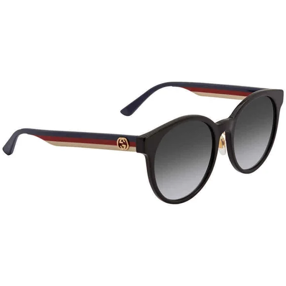 NEW GUCCI WOMEN'S SUNGLASSES GG0416SK 001 GUCCI ROUND EYEWEAR